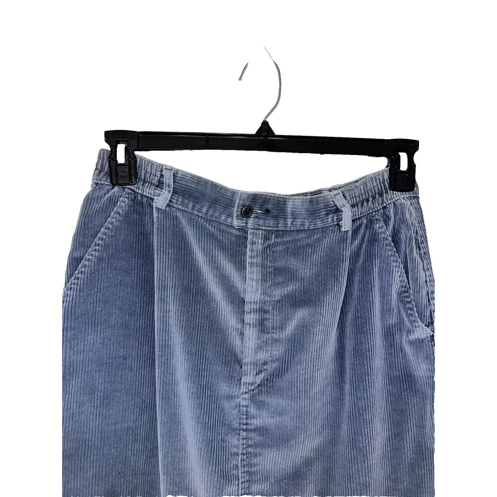 Vintage L.L. Bean Long Corduroy Skirt Women's Size 10 Grey Cottagecore Boho 80's - Picture 4 of 11